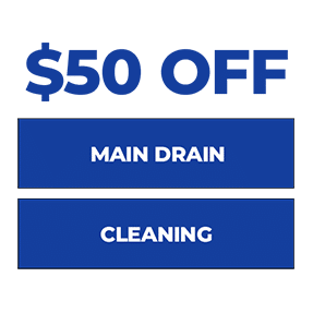 $50 Off Discount Main Drain Cleaning