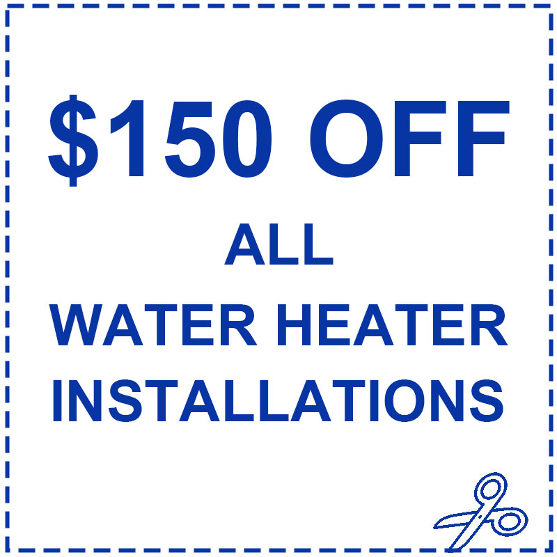 Water Heater Installations Coupon